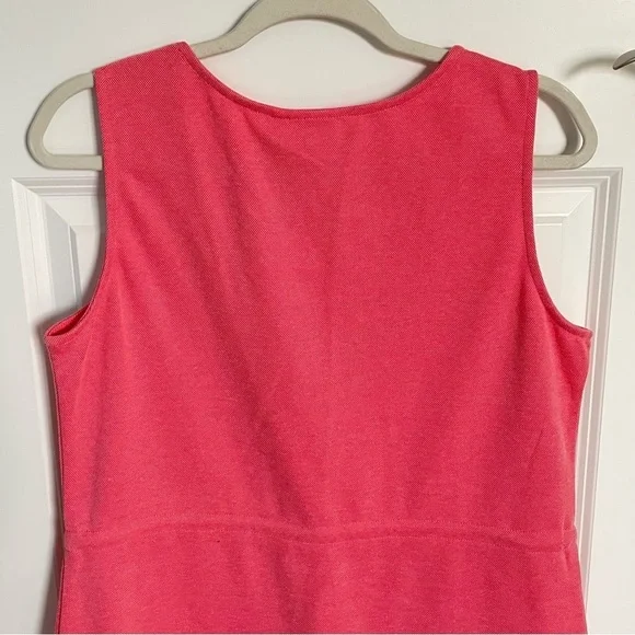 New! Ichi Kate cinched drawstring waist pique calypso pink Dress 35232 - Picture 10 of 15